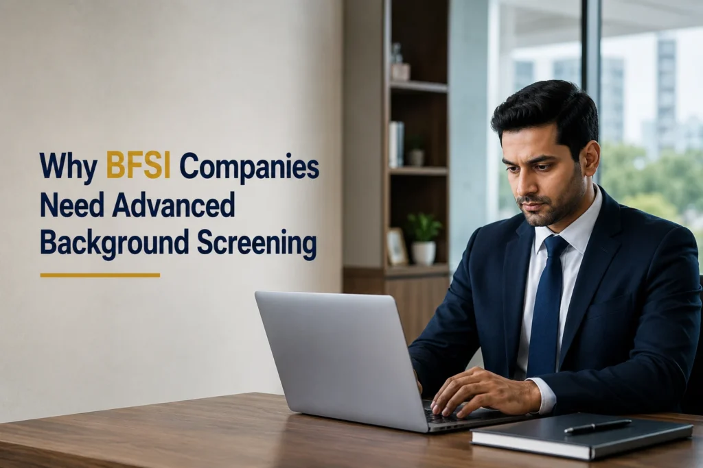 BFSI background verification