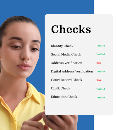 Global Checks verification checks panel